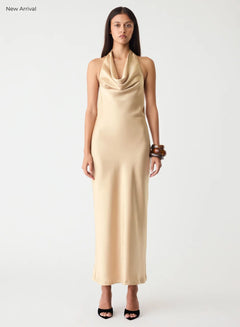 Stillness Dress - Gold