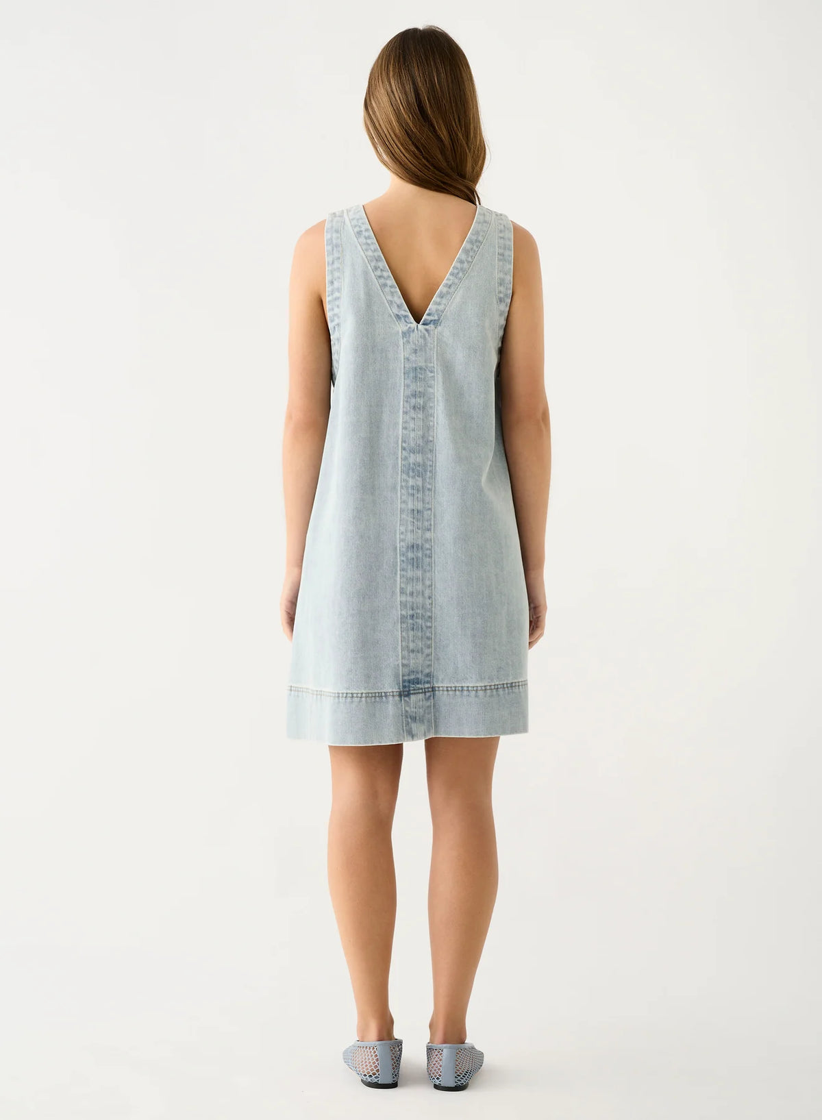 BAYVIEW DENIM SHIFT DRESS